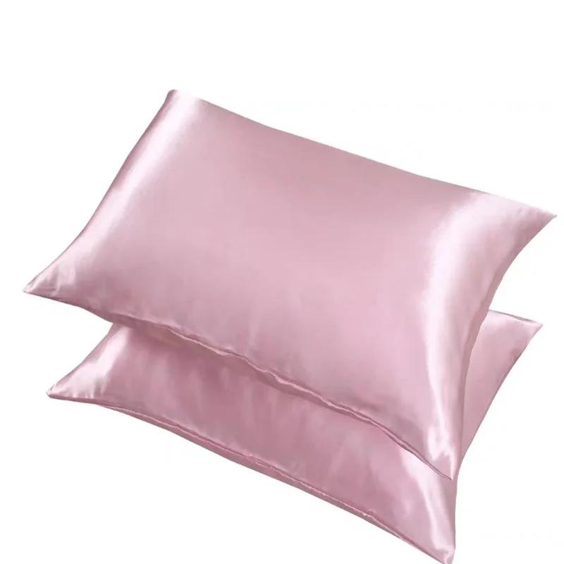 Pillowcase Pillow Cover Silky Satin Hair Beauty Pillow Case Comfortable Pillow Case Home Decor