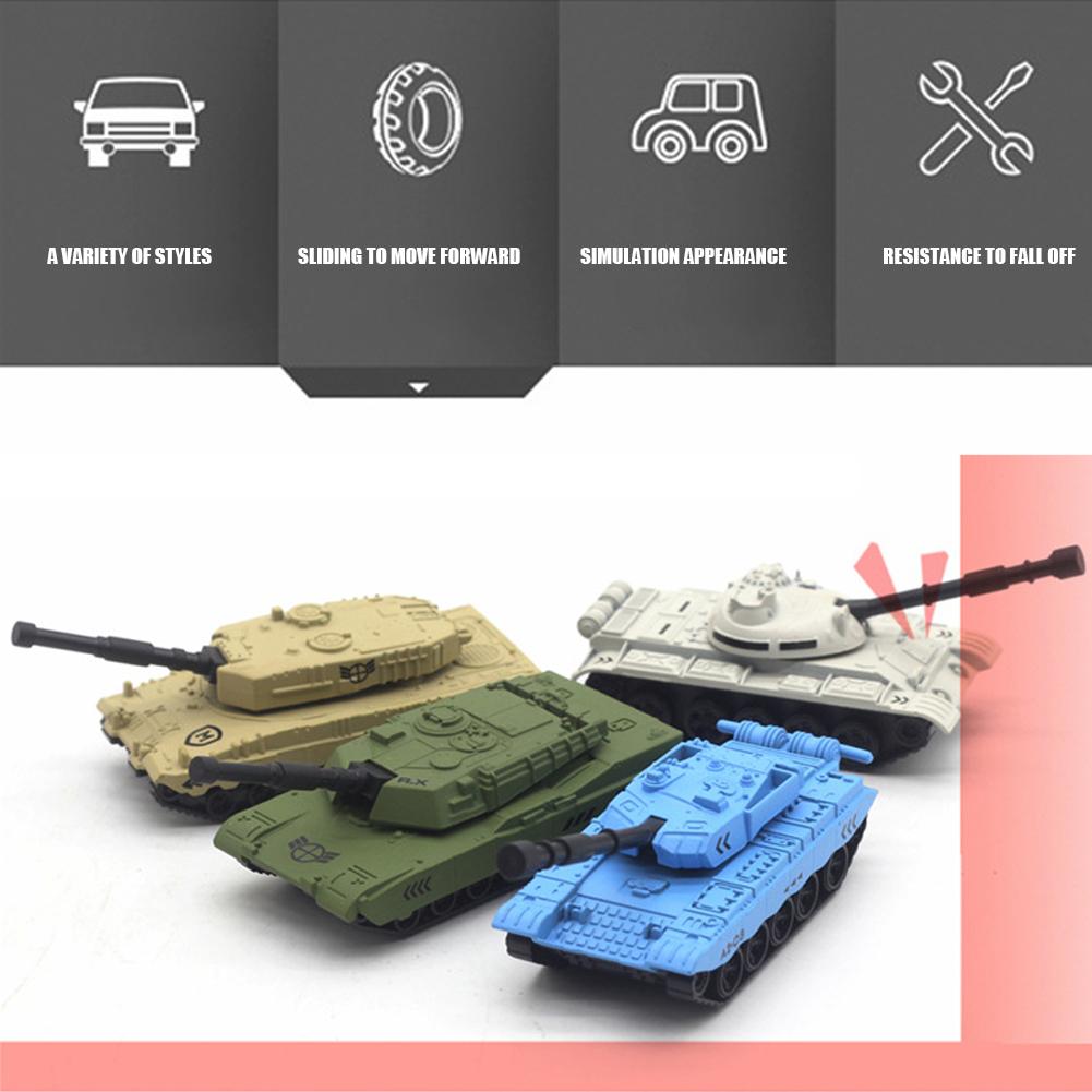 ZK40 4pcs Alloy Tank Model Highly Simulation Decoration Military Tank Model Toy for KidAlloy Tank Model