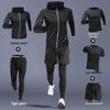 T5J Men's Quick-Dry Fitness Set: Running, Basketball, Football Training - Breathable, High-Elastic Sportswear for Autumn