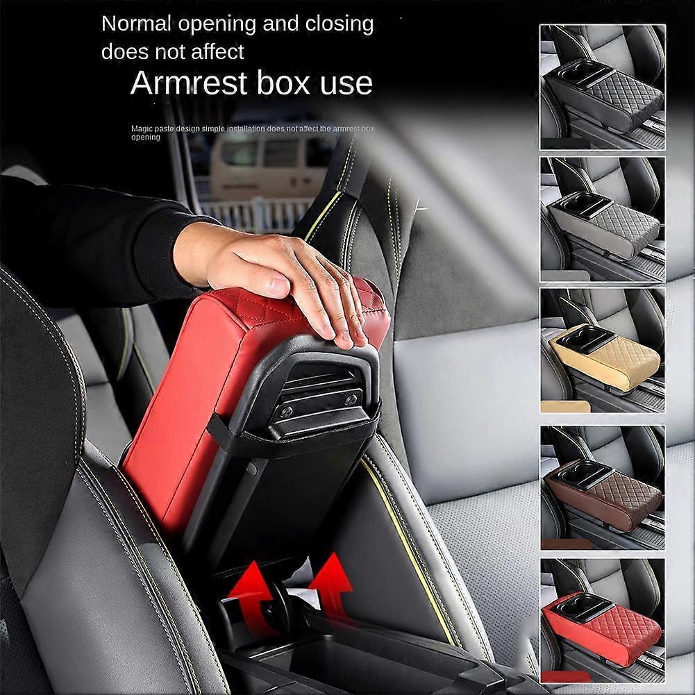 Armrest Box Height Pad Cup Holder for Car Multifunctional Storage