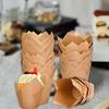 Oil Proof Cupcake Paper Liners High Temperature Resistant Muffin Baking Cups Brown Color 120PCS