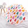 1pc Raindrops Automatic Folding Umbrella - Portable Collapsible, 8-Rib Durable Frame, Perfect for Outdoor Use,  Yy251218085
