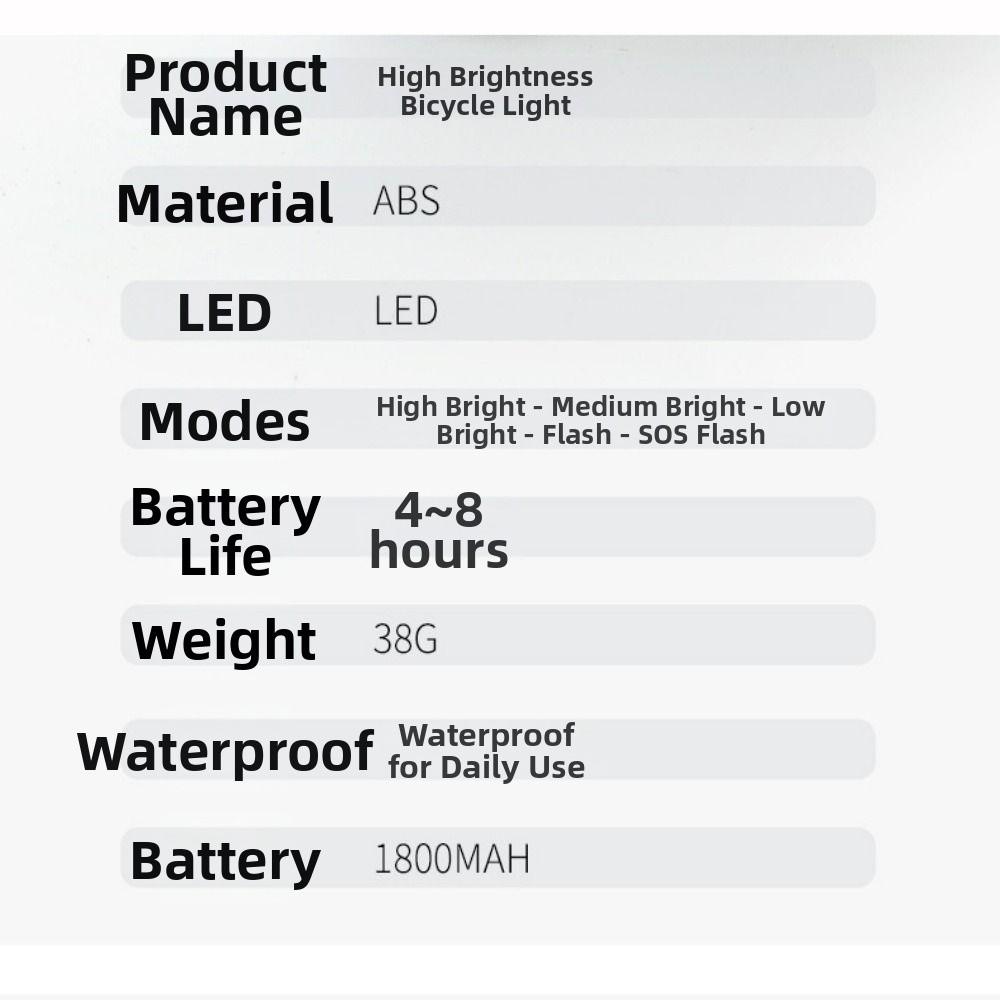 2 Styles Night Riding Bicycle Light All Cycling Flashlight for Night Riding/ for Cycling Equipment