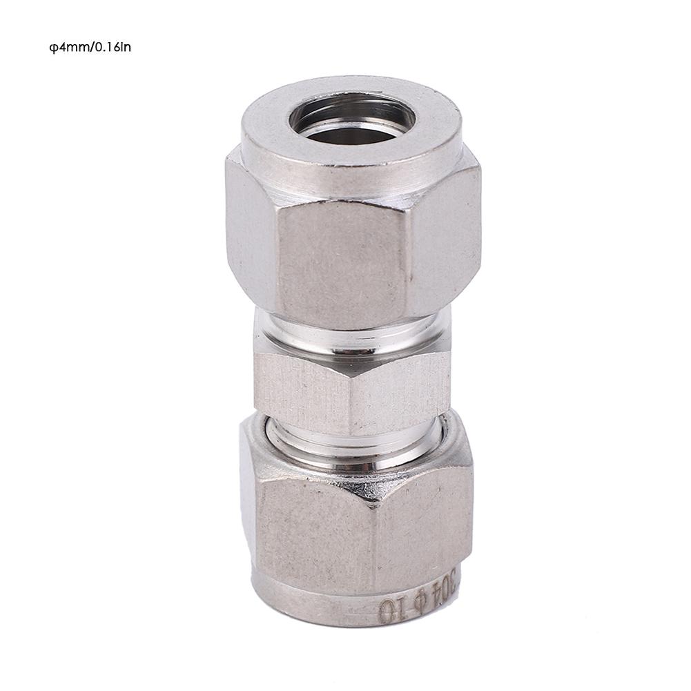 Air Hose Connector Straight Type 304 Stainless Steel Pneumatic Fitting 4mm6mm8mm10mm12mm10mm