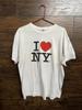 T-Shirt I Love NY I Heart New York Maglietta Classica a Manica Corta