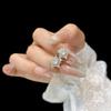 Flash diamond simple star no ear hole ear bone clip niche design fashionable earclip earrings light luxury high-end earrings women
