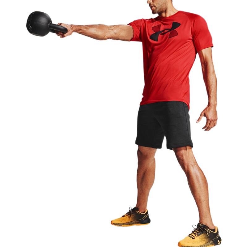 Under Armour Logo Print Training T-Shirt Men T-Shirts Red 1357234-608