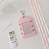 DIY Ballet Ribbon Korean Photocard Holder PU Card Cover Idol Card Display Protector  Girls Gift