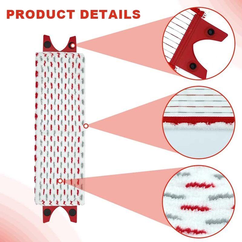 Spray Mop Pads Compatible with Vileda Ultramax XL Spray Mop, Microfiber Mop Pad, Mop Cleaning Pad, Washable & Reusable