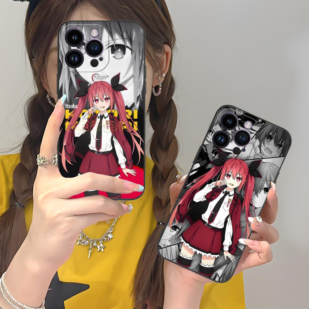 Date a Live Kotori Itsuka Printed Phone Case for iPhone 17 16 15 14 13 12 11 X XR XS 8 7 Air Pro Max Plus Mini TPU Shockproof