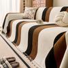Striped Sofa Cover All-Season Use Thickened Non-Slip Machine Washable Sofa Cover Scratch-Resistant Sofa Throw Home Decor