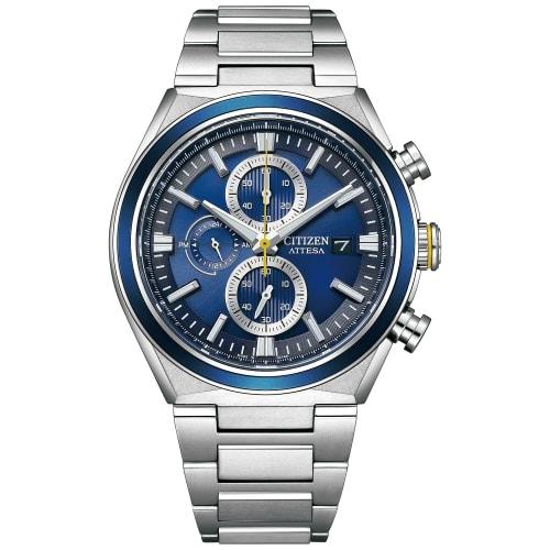 CITIZEN ATTESA Eco-Drive Men's Watch CA0837-65L Navy