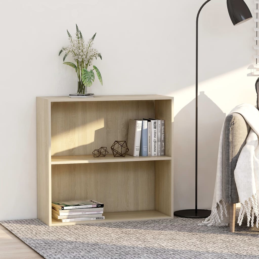 Bookshelf Sonoma Oak 80 x 30 x 76.5 cm Particleboard
