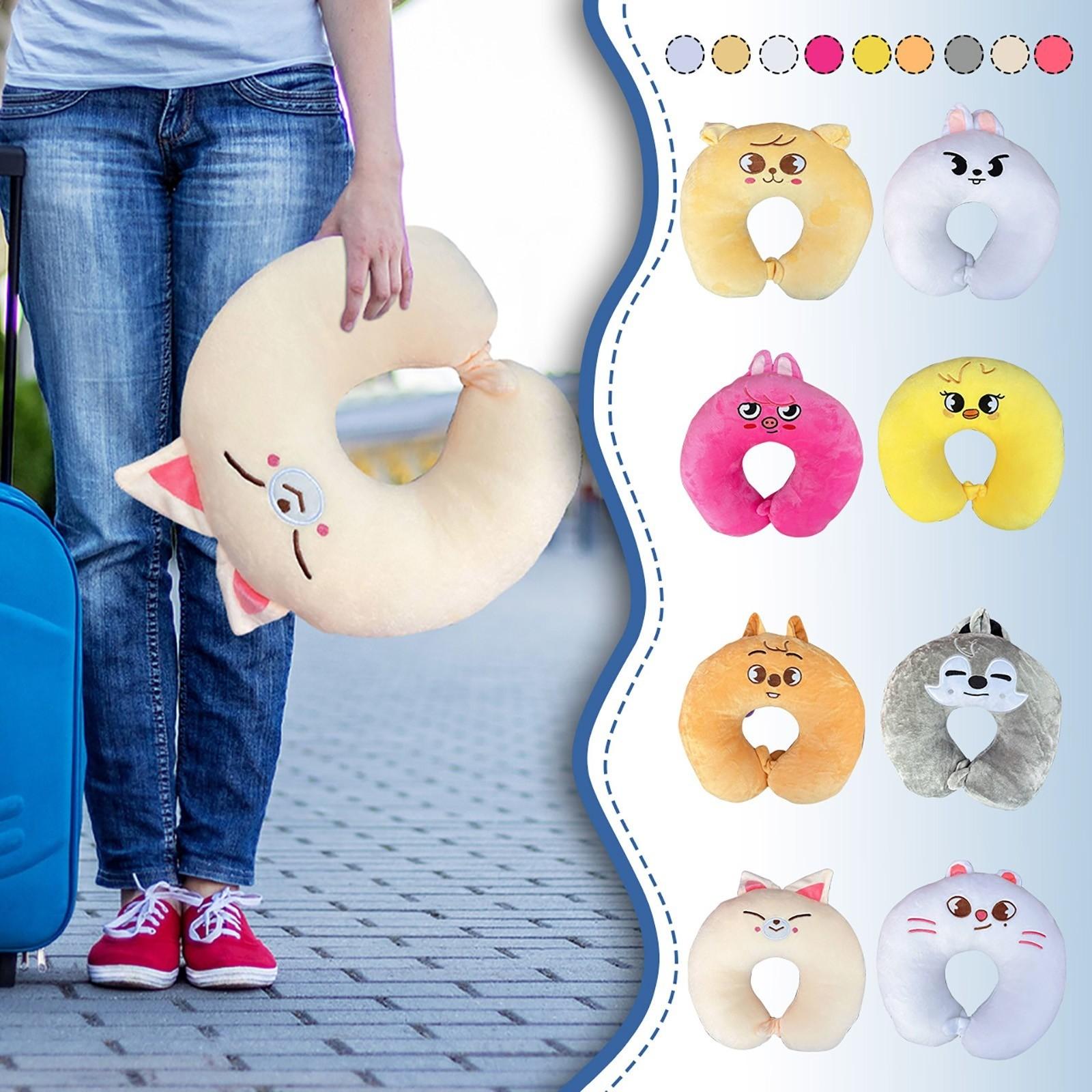 

Car Neck Pillow,Cute Cartoon Car Seat Headrest, Soft Comfy Neck Rest Cushion Pillow For Automobile One Size