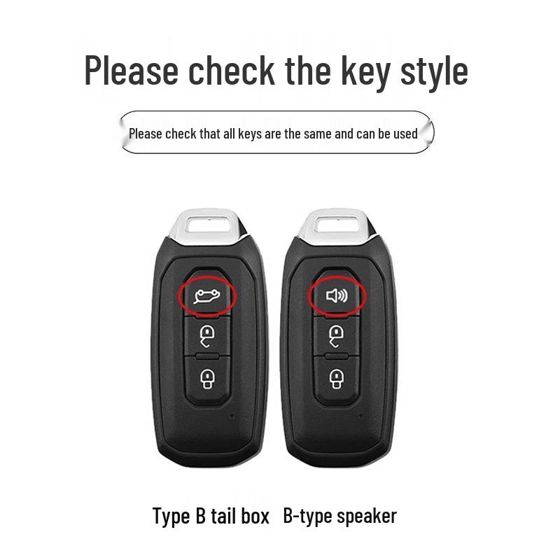 Kompatibel mit JMC Dadi Key Cases von 2023: Zhui Guang Zhe & Quan Neng Zhe Auto Metall Fernbedienung Shell Schnalle.