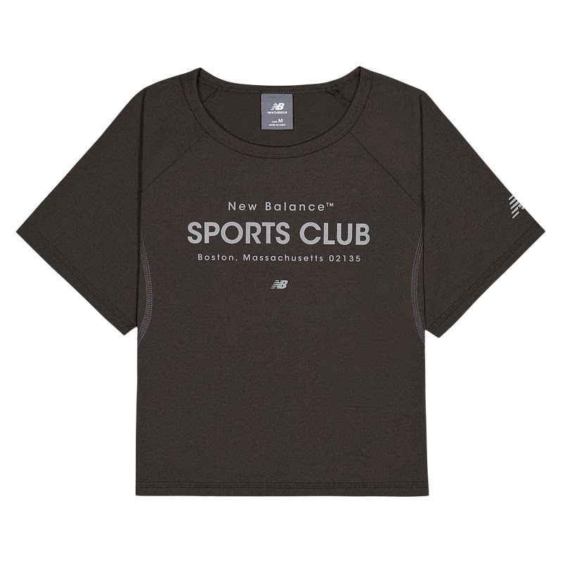 New Balance T Shirts Women s ABR Crew Neck Moderate WT61X1SZ-ABR M