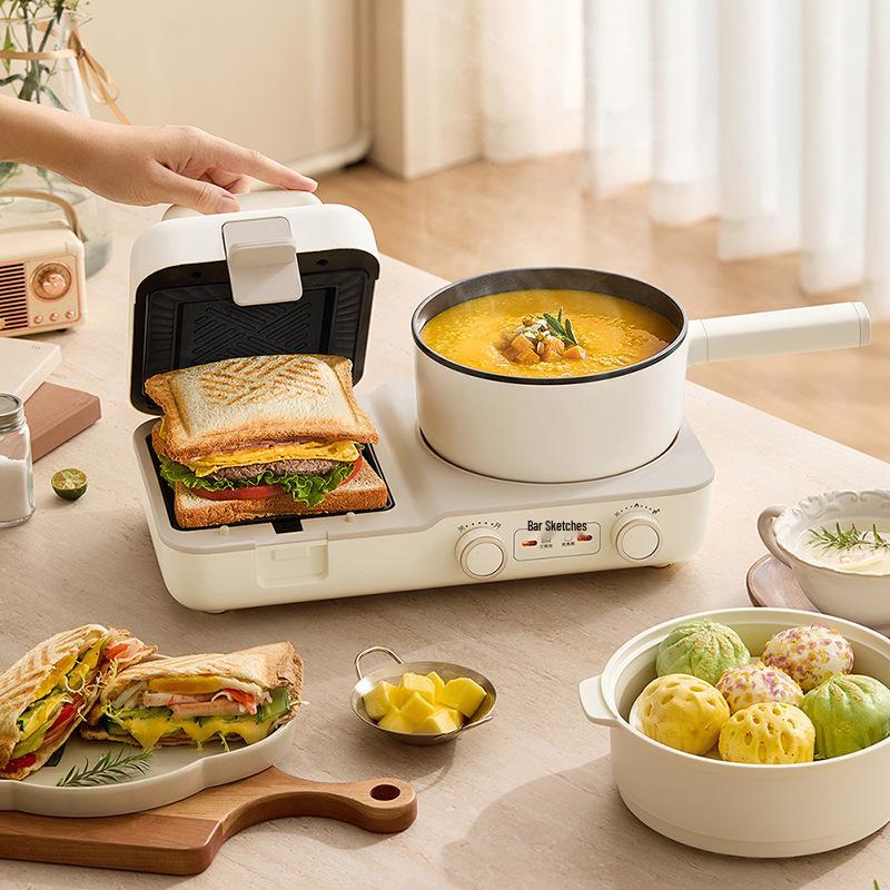 Kleiner Bär Frühstückssandwich-Maker - DSL-L01H1 Multifunktions-Toaster