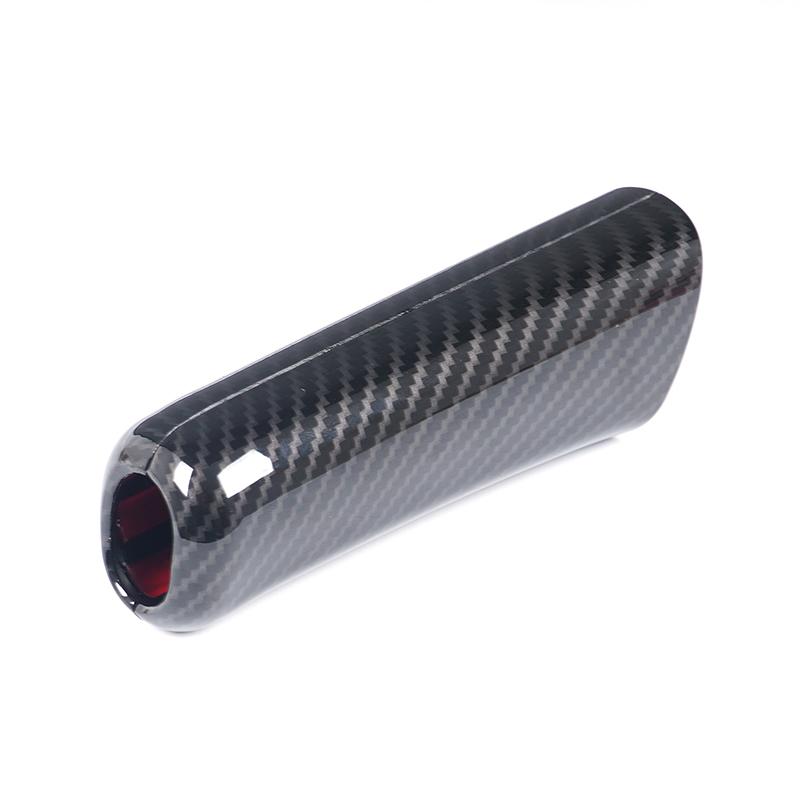 

For Fiat 500 2010-2026 ABS Carbon Fiber/Black Car Handbrake Lever Decoration Cover Car Accessories
