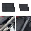4pcs Car Door Inner Handle Protector Covers For Tesla Model 3/Y 2017- Handle Protective Leather Cover Car Accessories