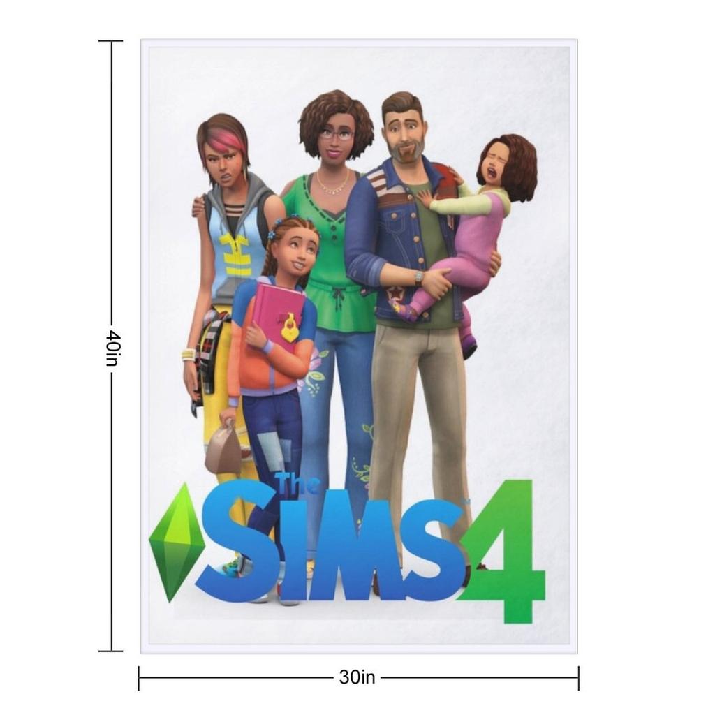The Sims 4 Parenthood Throw Blanket Thermal Camping Blankets For Baby bed plaid Blankets