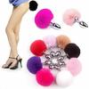 Anal Toy Butt Plug with Crystal Jewelry Smooth Touch Stainless Steel Bunny Tail Anal Plug Anal Sex Toys for Woman Men Gay