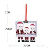 Christmas Family DIY Photo Frame Ornament Decoration Cute Hanging for