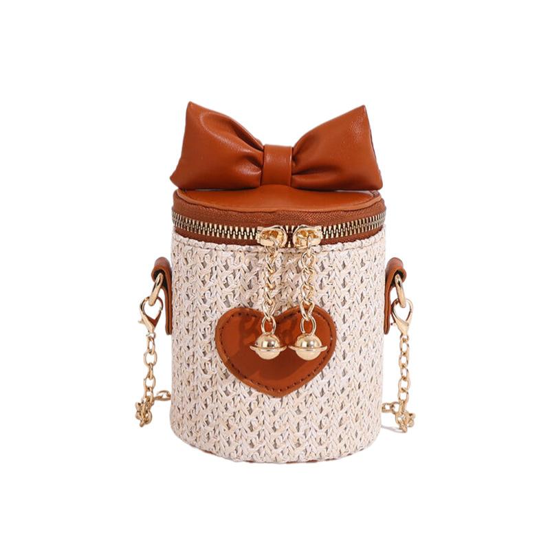 

Mini Bow Compact Bag For Girls Soft Forest Crossbody Material Bag One Shoulder Belt Premium Durable Quality Useful