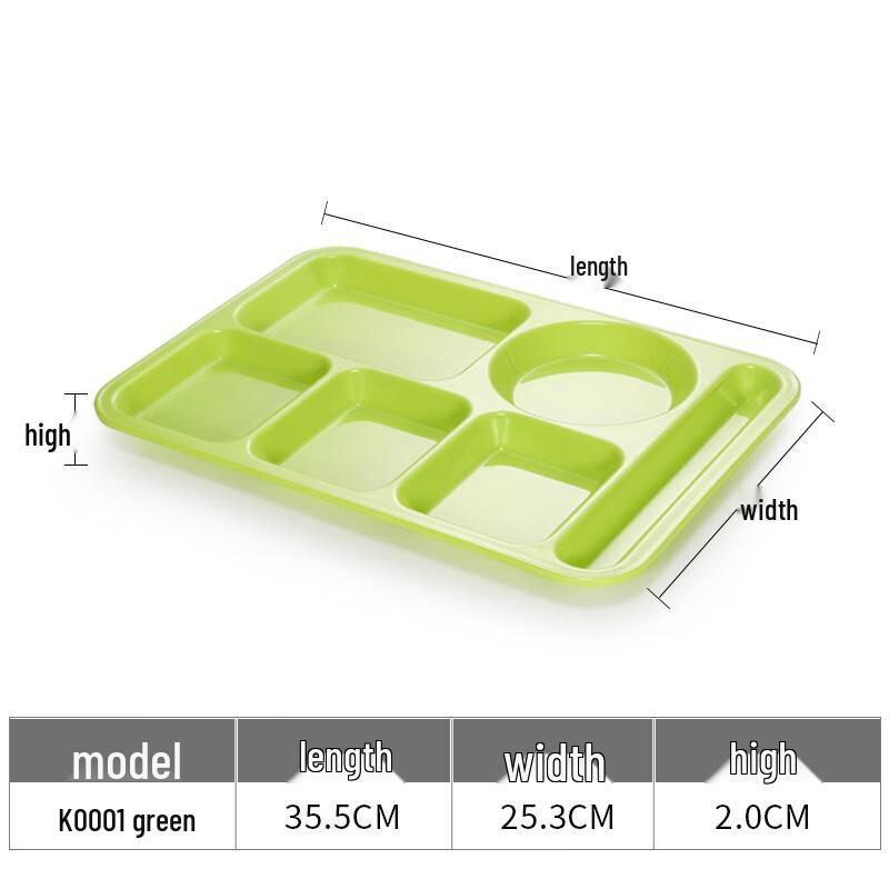 Ruhan Melamine Divided Fast Food Tray