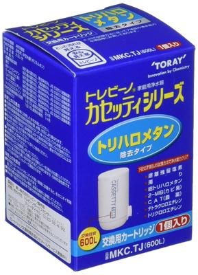 Toray Trevino Water Purifier Direct Faucet Type Cassetti Series Trihalomethane Removal Type Replacement Cartridge 1 Piece MKC.TJ(600L)