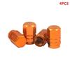 4Pcs Aluminum Alloy Car Wheel Tire Valve Caps Tyre Rim Stem Covers Airdust Waterproof For Automobiles Motorcycles Trucks Bikes