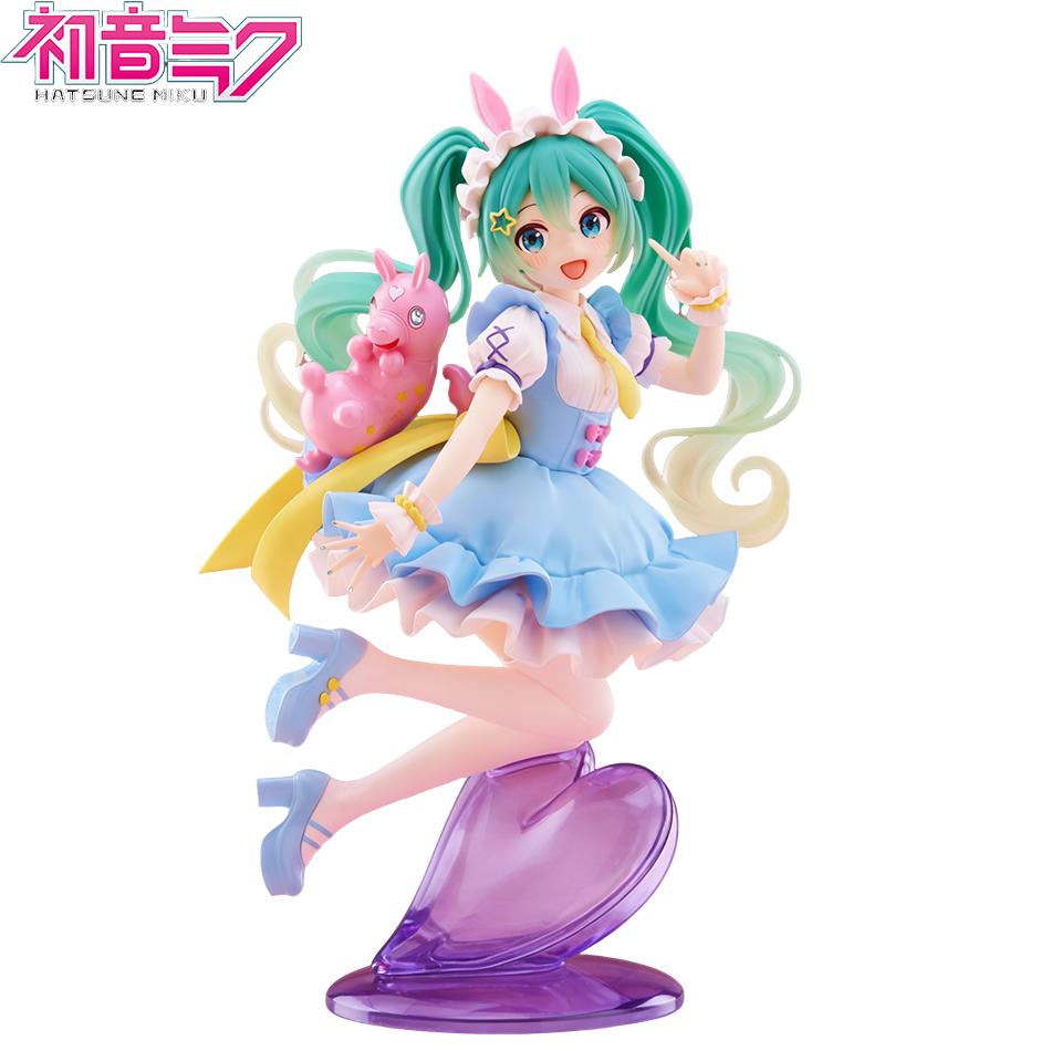 17CM Hatsune Miku Anime Figure Kawaii Pvc Model Doll Action Figurals Rody Fairy Tale Collect Ornaments Christmas Toys Gifts