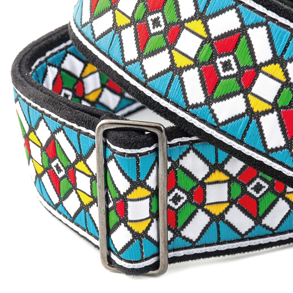 STRAPS Guitar 6cm LEGEND UNIQUE RightOn! Strap, Wide, 90-150cm Long, ALL-STARS