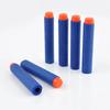 1000/400/300/200/100pcs Blue Solid Round Head Bullets 7.2cm For Series Blasters Refill Darts Kids Toy Gun Accessories