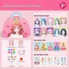 Princess Makeup Bag & Sticker Set - Cute DIY Dress-up Toy for Kids