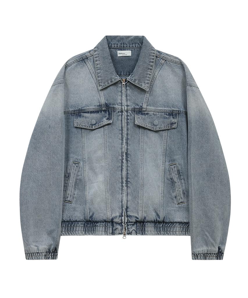 Standarderror 87-Stan119 [Classic] Vintage Washed Work Denim Jacket Light Indigo