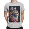 Splash Maine coon Colorful Art Novelty 100 Cotton TShirt maine coon Tops Tees For Unisex