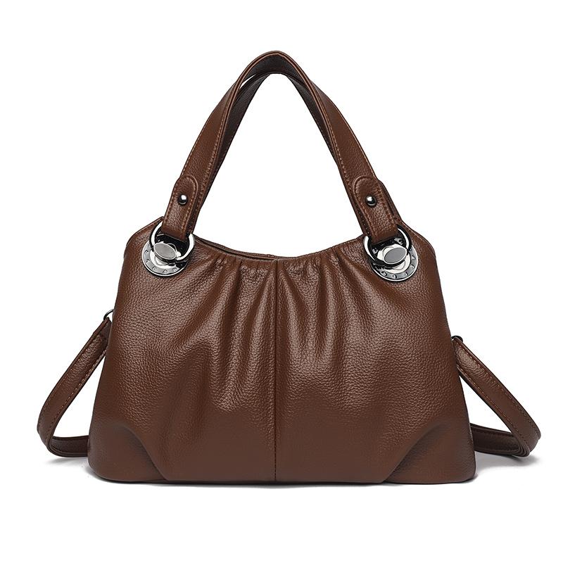 

New pu leather Solid Color Casual Crossbody Bags with Large Capacity and Simple Women s Shoulder Bag High-quality Women s Bags кавовий
