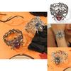 Halloween Punk Alloy Spider Bracelet With Rhinestones For Party Decor