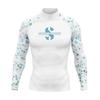 Mens UPF 50 Long Sleeve Rash Guard Surfing Diving Swimming UV Protection Sunproof Beach Wear