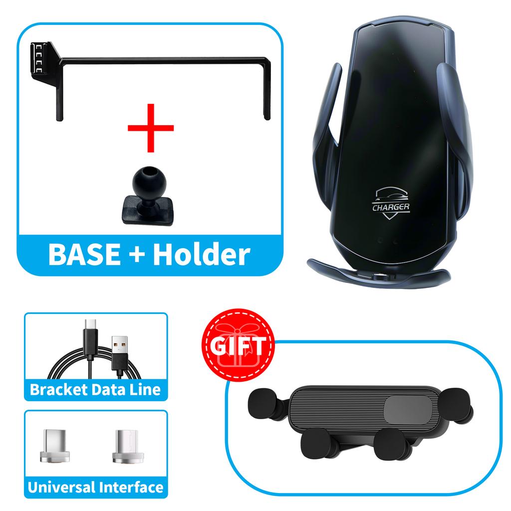 For Toyota Land Cruiser LC300 GRX 2024 Car Phone Holder Screen Fixed Navigation Bracket Base Wireless Charging