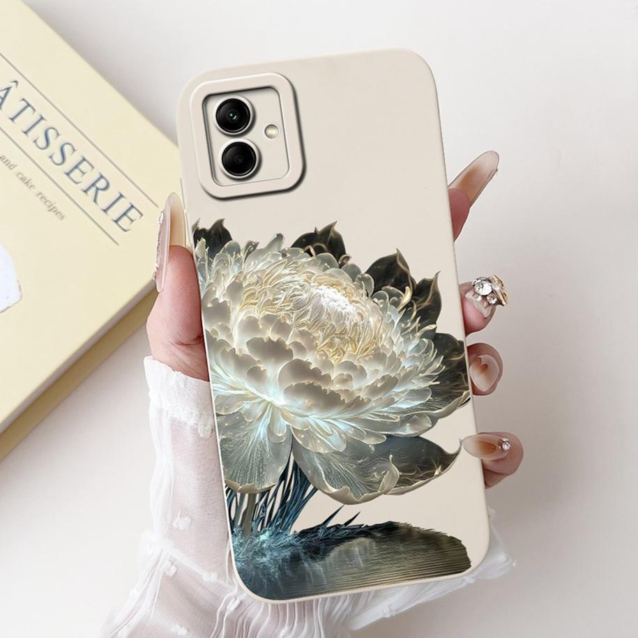 Shockproof Cover For Samsung Galaxy A05 A05s M05 Case New Fashion Flower Soft Silicone Phone Shell For Samsung A05 SM-A055F Capa