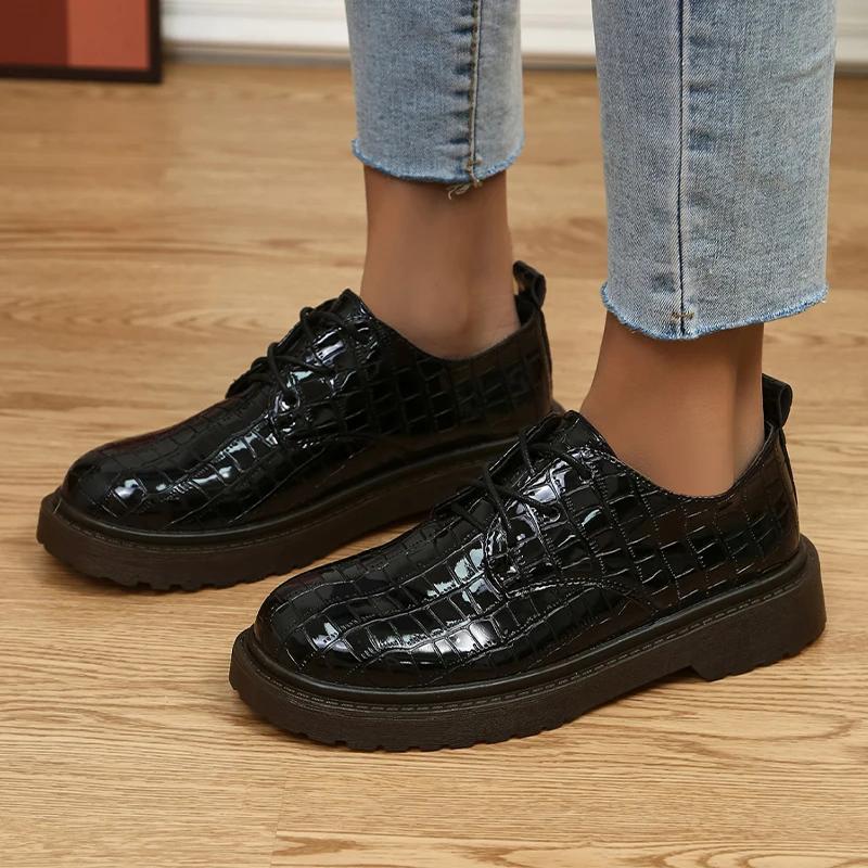 Туфли на плоской подошве женские мокасины спортивная обувь повседневные удобные кроссовки — фото 4