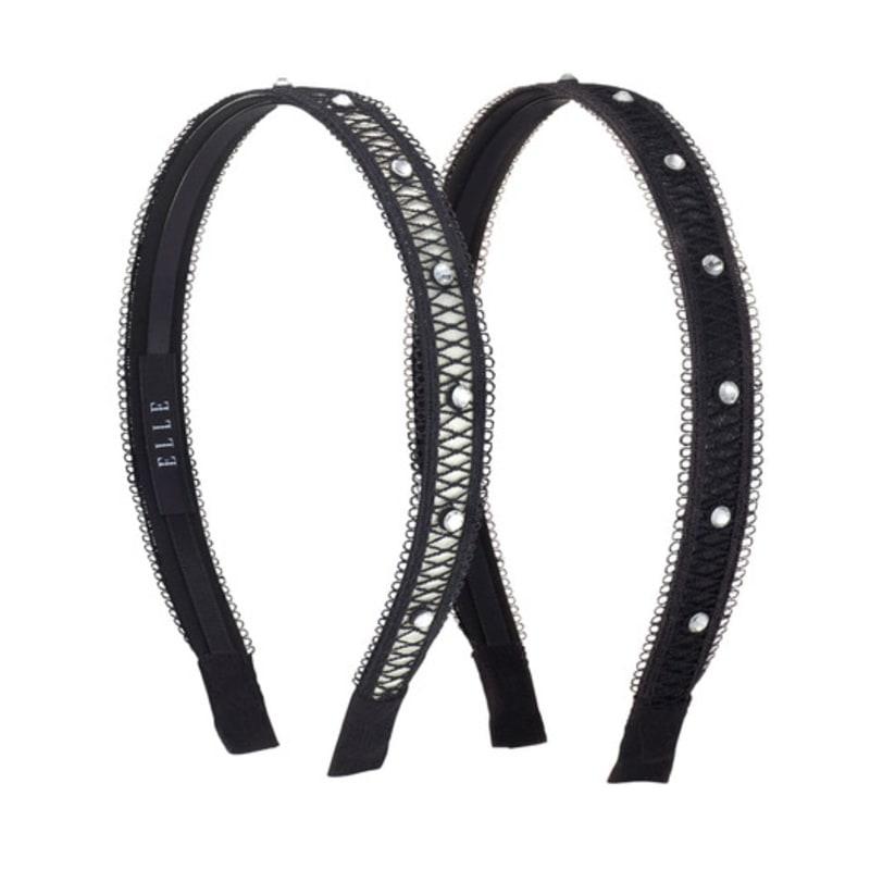 

ELLEHAIR Точечная кубическая повязка для волос ELHB012 black