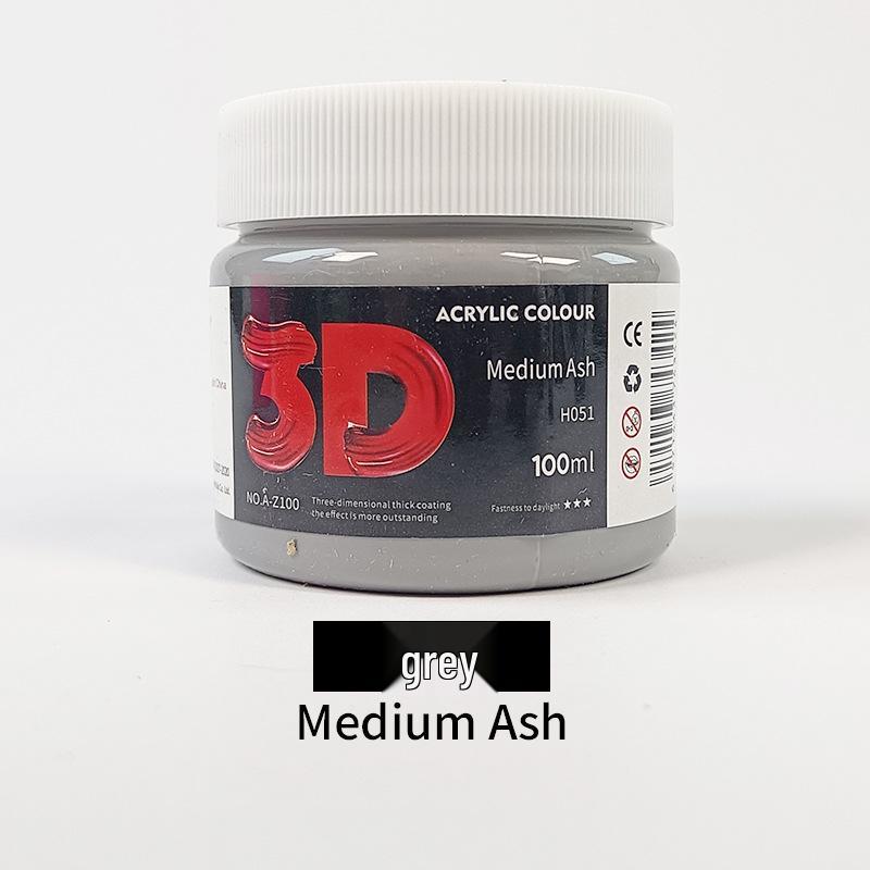 100ml Acrylic Paint for Children's Doodles and Plaster Dolls