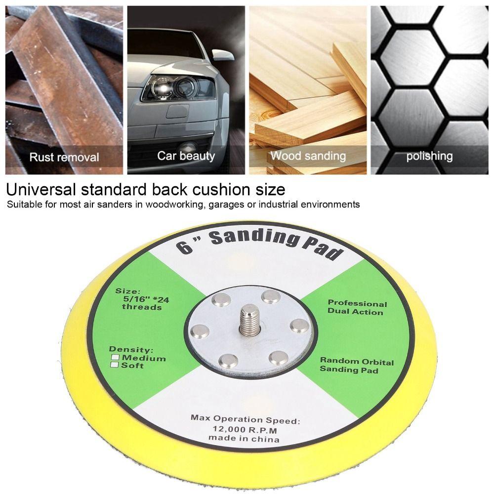 5 Inch / 6 Inch Backing Pad Sander Pad  for Sanding, Finishing, Polishing and Buffing