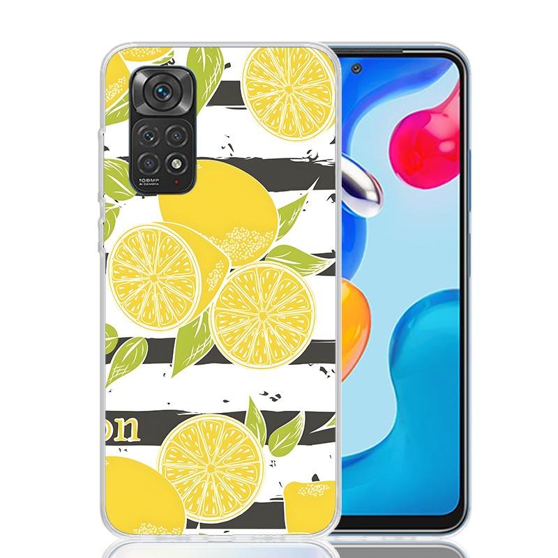 Citrus Limon Linnaeus Phone Case For Xiaomi Redmi Note 13 14 15 Pro Plus 12S 12 14S 11S 11E 10 10S 11 11T 5G 4G Cover Coque Redm