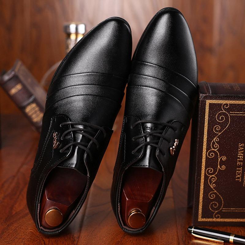 Plus Size 50 New Premium Men's Leather Shoes Exquisite Business Formal Men's Shoes Fashionable Party Social Men Shoes for Man