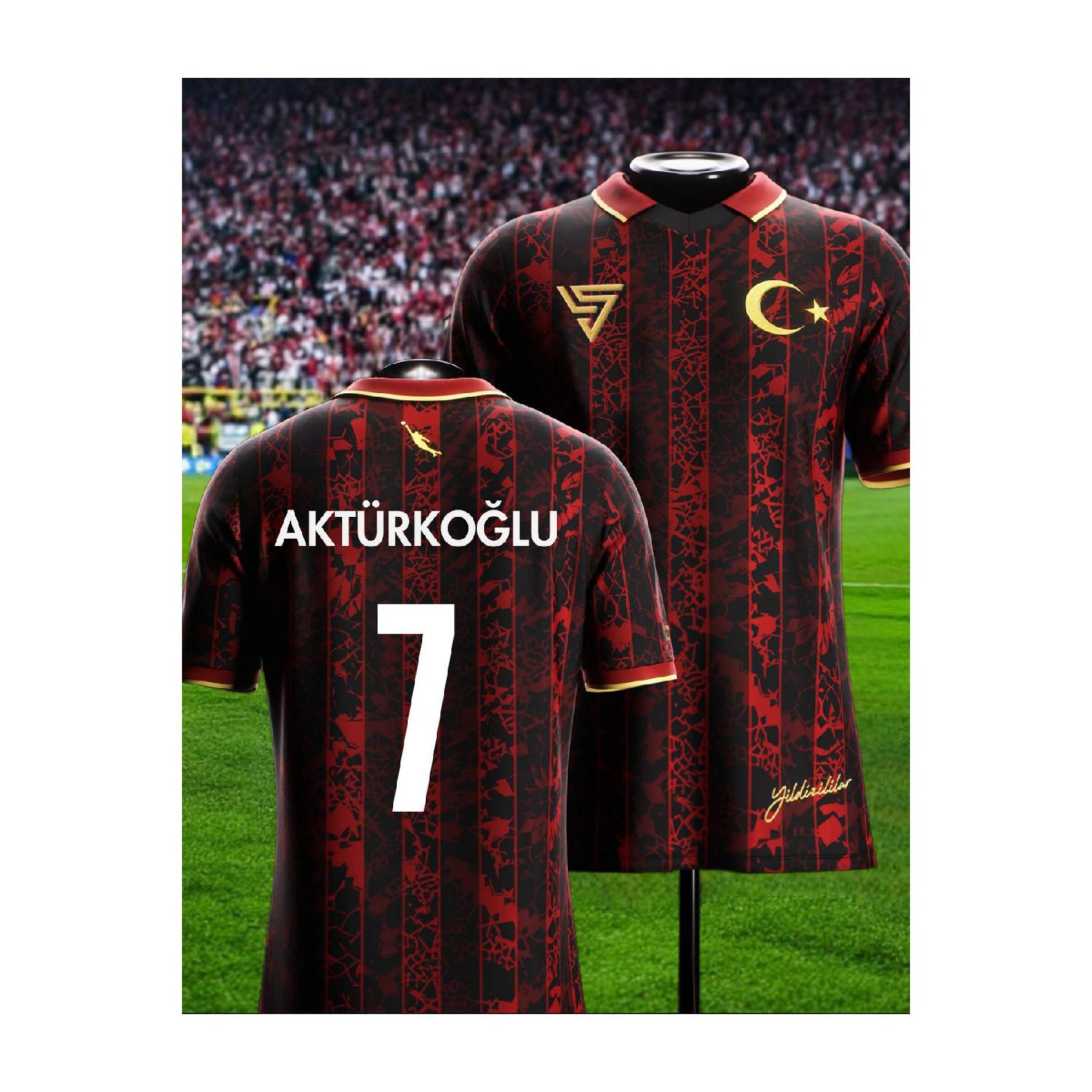 

Turkey Kerem A.. Printed Special Design Football Jersey Breathable Polyester Fabric Astroturf Jersey S чистый