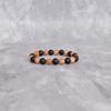 Natural Sunstone and Onyx Beaded Bracelet Two Stone Unisex Stylish Bracelet  Healing Gemstone Bracelet for Him Unique Friendship Bracelet
