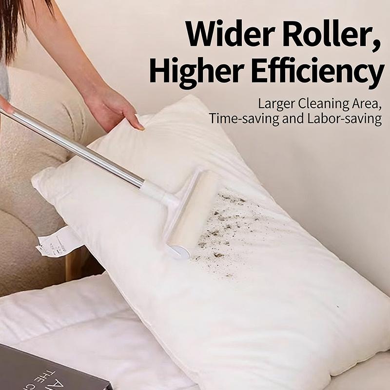 Adjustable Handle 93cm Lint Roller With Adhesive Sheet Powerful Cleaning Aid For Pet Hair
